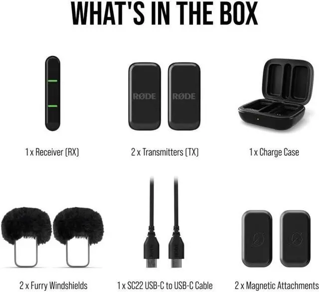 Alt view image 7 of 14 - Rode Ultra-compact wireless microphone for Lightning smartphones