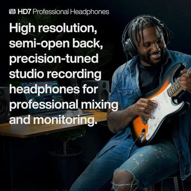 Alt view image 5 of 7 - PreSonus HD7 Professional Over-Ear Monitoring Headphones