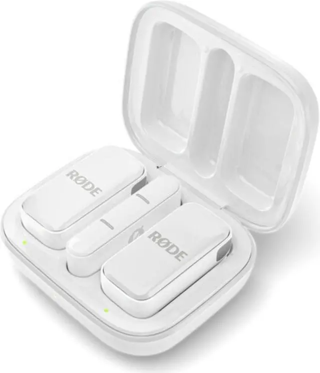 Alt view image 6 of 14 - RODE Microphone Wireless Micro 2-Person Ultracompact Wireless Microphone System with Lightning Connector (2.4 GHz, White)