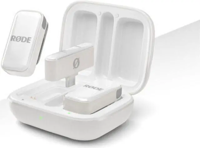 Alt view image 7 of 14 - RODE Microphone Wireless Micro 2-Person Ultracompact Wireless Microphone System with Lightning Connector (2.4 GHz, White)