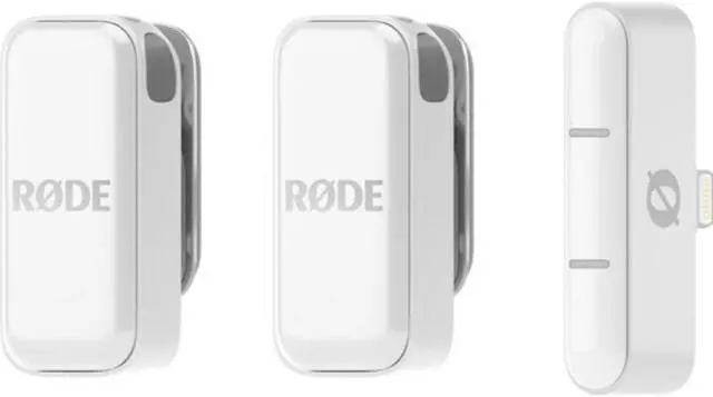 Main image of RODE Wireless Micro 2-Person Ultracompact Wireless Microphone System with USB-C Connector (2.4 GHz, White)