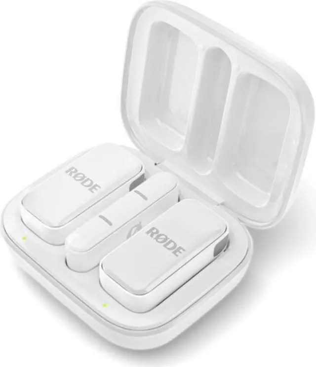 Alt view image 6 of 13 - RODE Wireless Micro 2-Person Ultracompact Wireless Microphone System with USB-C Connector (2.4 GHz, White)