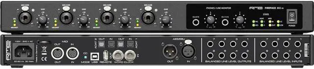 Main image of RME Fireface 802 FS AE 60-Channel USB-B Audio/MIDI Interface (Black)