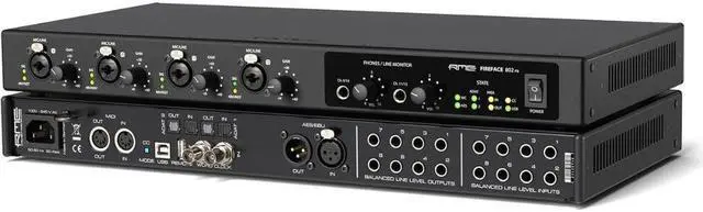 Alt view image 2 of 2 - RME Fireface 802 FS AE 60-Channel USB-B Audio/MIDI Interface (Black)