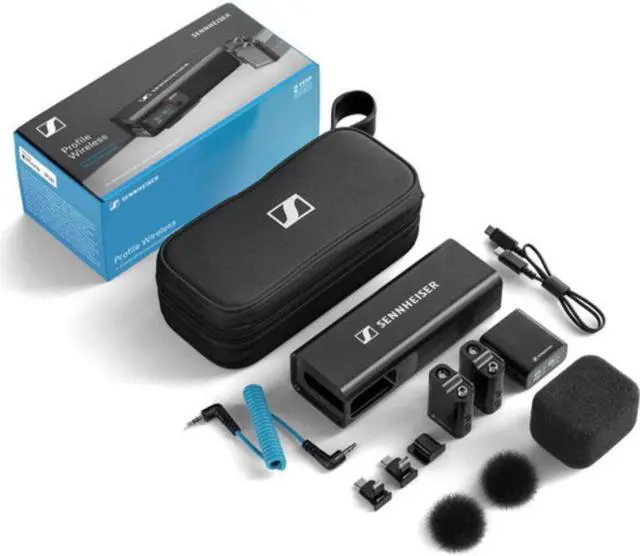 Alt view image 3 of 14 - Sennheiser Profile 2-Person Clip-On Wireless Audio System/Recorder for Camera & Smartphone (2.4 GHz)