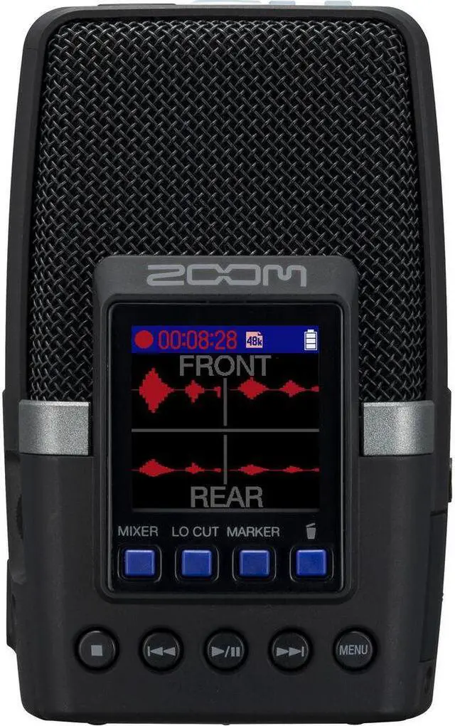 Alt view image 3 of 7 - Zoom H2 essential Multi-Mic Handy Recorder (ZH2E) Bundle with Zoom APH-2e Accessory Pack for H2essential Portable Recorder
