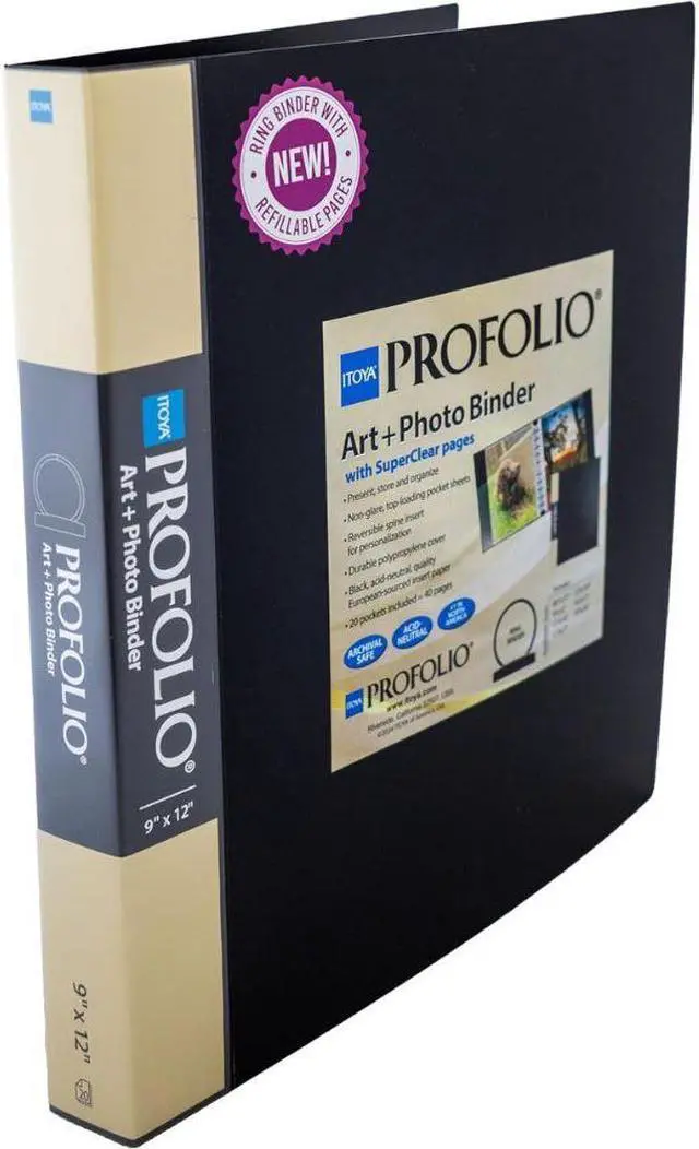 Alt view image 2 of 8 - Itoya ProFolio Art + Photo Binder (9"x12")