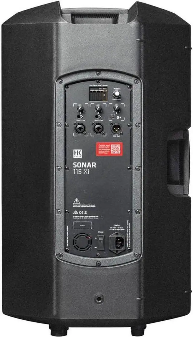 Alt view image 4 of 7 - HK AUDIO SONAR 115 Xi 2-Way 1200W 15" Powered Speaker