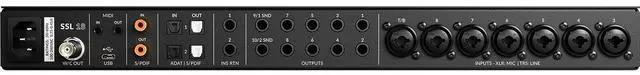Alt view image 5 of 7 - Solid State Logic SSL 18 USB-C Audio/MIDI Interface Bundle with Solid State Logic ALPHA 8 AD/DA Converter/Expander and USB-C Audio Interface (Pair)