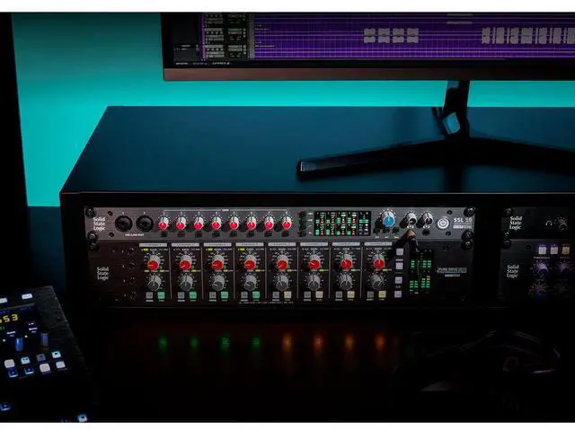 Alt view image 6 of 7 - Solid State Logic SSL 18 USB-C Audio/MIDI Interface Bundle with Solid State Logic ALPHA 8 AD/DA Converter/Expander and USB-C Audio Interface (Pair)