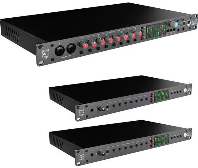 Main image of Solid State Logic SSL 18 USB-C Audio/MIDI Interface Bundle with Solid State Logic ALPHA 8 AD/DA Converter/Expander and USB-C Audio Interface (Pair)