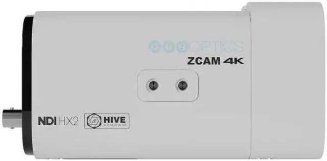 Alt view image 6 of 7 - PTZOptics Studio 4K Camera with 12x Optical Zoom (White) Bundle with Delvcam VGRIP-2 LCD Monitor Multi-Arm Clamp Mount