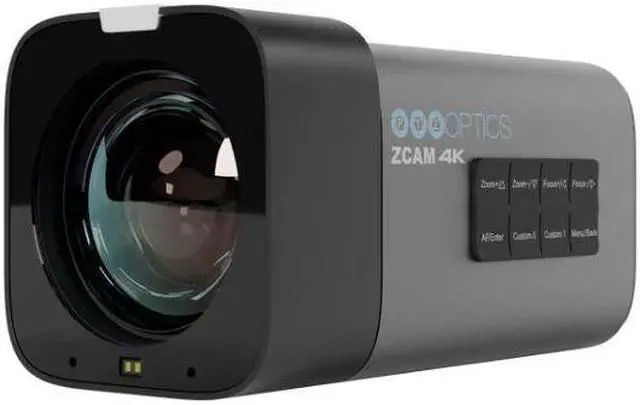 Alt view image 2 of 7 - PTZOptics Studio 4K Camera with 20x Optical Zoom (Gray) Bundle with Delvcam VGRIP-2 LCD Monitor Multi-Arm Clamp Mount
