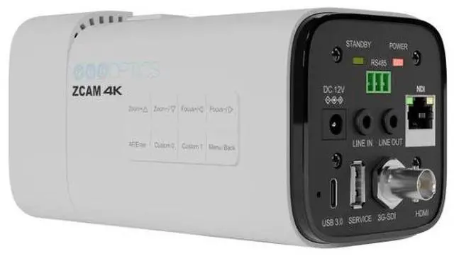 Alt view image 5 of 7 - PTZOptics Studio 4K Camera with 12x Optical Zoom (White)
