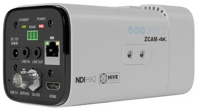 Alt view image 6 of 7 - PTZOptics Studio 4K Camera with 12x Optical Zoom (White)