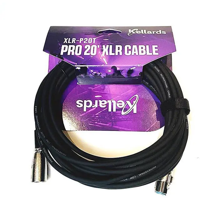Alt view image 7 of 7 - HK AUDIO SONAR 115 Xi 2-Way 1200W 15" Powered Speaker Bundle with Auray Speaker Stand Bag 51" Interior (Black), Auray SS-4420 Steel Speaker Stand, Kellards XLR-P20T Pro 20' XLR Cable