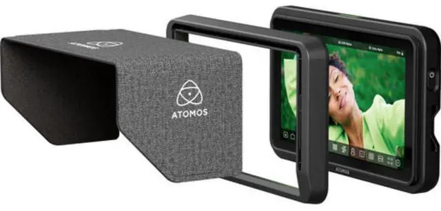Alt view image 2 of 6 - Atomos Sun Hood for Shinobi II (Black)