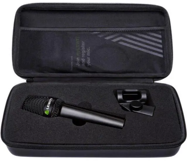 Alt view image 4 of 7 - Lewitt MTP W950 Handheld Condenser Microphone with Detachable Capsule Bundle with Kellards PST2 Adjustable Height Microphone Stand with Boom, Kellards XLR-P20T Pro 20 ft XLR Microphone Cable XLR Black
