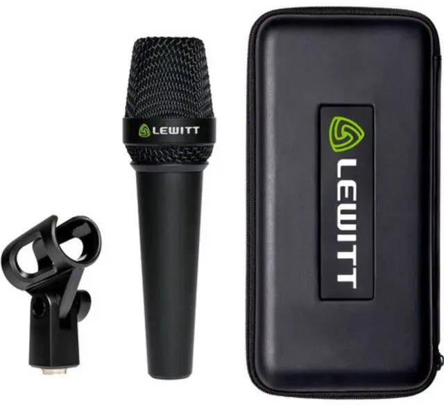 Alt view image 5 of 7 - Lewitt MTP W950 Handheld Condenser Microphone with Detachable Capsule Bundle with Kellards PST2 Adjustable Height Microphone Stand with Boom, Kellards XLR-P20T Pro 20 ft XLR Microphone Cable XLR Black