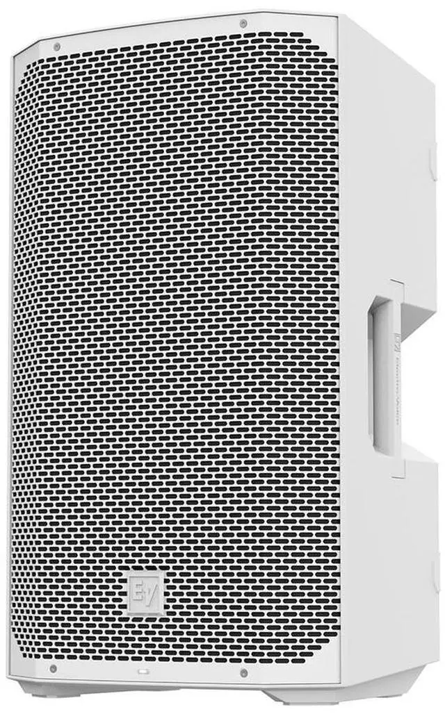 Alt view image 3 of 7 - Electro-Voice EVERSE 12 Weatherized Battery-Powered Loudspeaker with Bluetooth Audio and Control (White) Bundle with 20' XLR Cable, Speaker Stand and Speaker Stand Bag 51"
