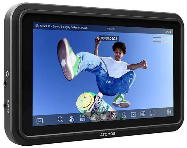 Alt view image 2 of 14 - Atomos Shinobi GO 5 HDR Touchscreen Monitor  1500-Nit Ultra-Bright, Full HD, HDMI Input, Lightweight & Portable for Filmmakers, Vloggers & Photographers