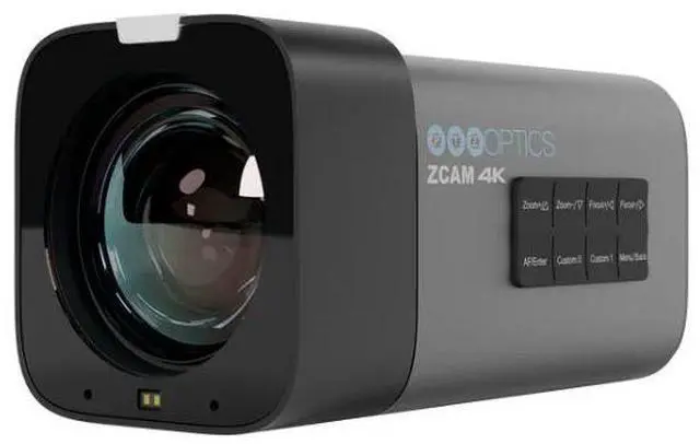 Alt view image 2 of 7 - PTZOptics Studio 4K Camera with 20x Optical Zoom (Gray)