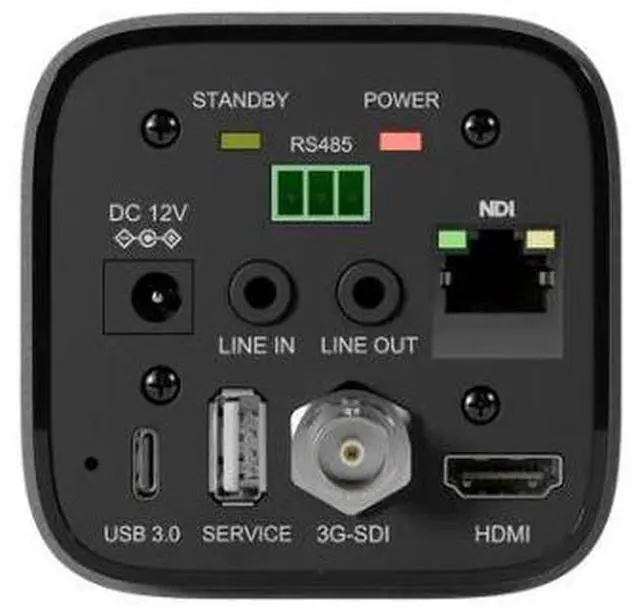 Alt view image 4 of 7 - PTZOptics Studio 4K Camera with 20x Optical Zoom (Gray)