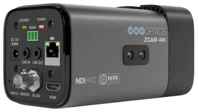 Alt view image 6 of 7 - PTZOptics Studio 4K Camera with 20x Optical Zoom (Gray)