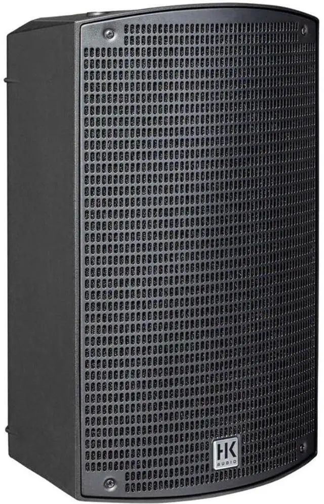Alt view image 2 of 7 - HK AUDIO SONAR 110 Xi 2-Way 800W 10" Powered Speaker (Pair) Bundle with 2x XLR-P20T Pro 20' XLR Microphone Cable and SS-47S-PB Deluxe Height-Adjustable Steel Speaker Stands and Carrying Case