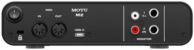 Alt view image 4 of 6 - Motu M2 2x2 USB Audio Interface with Studio Quality Sound Bundle with Aston Microphones Element Microphone Bundle, Kellards XLR-P20T Pro 20 ft XLR Microphone Cable