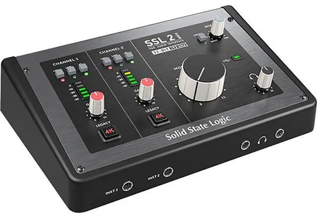 Alt view image 2 of 7 - Solid State Logic SSL 2 MKII - 2x2 USB Audio Interface Bundle with Aston Microphones Element Microphone KIT and Kellards XLR-P20T Pro 20 ft XLR Microphone Cable, XLR Male to Female Cable