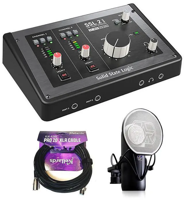Xlr Audio Interface Solid State Logic SSL 2+ MKII USB-C