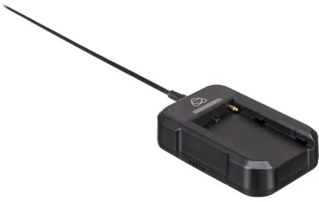 Alt view image 2 of 5 - Atomos 2A Fast Battery Charger 2 with Locking Cable ATOMFCGRS2
