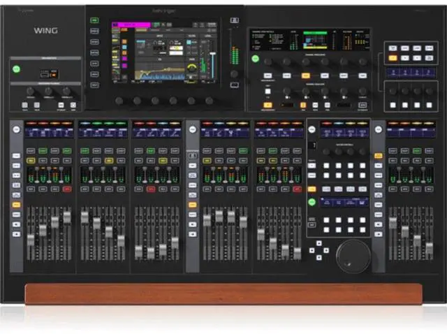 Alt view image 2 of 7 - Behringer WING 48-Channel / 28-Bus Full-Stereo Digital Mixing Console (Pro Black)