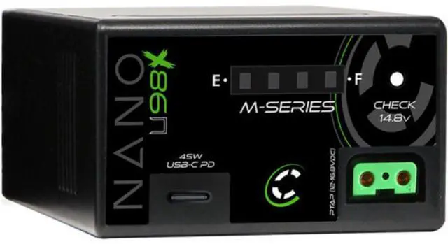 Alt view image 2 of 4 - Core SWX NANO-U98X 6600mAh Battery ( BP-U) Pair Bundle with Core SWX XPD-45 Universal 45W USB-C PD Wall Charger with Cable
