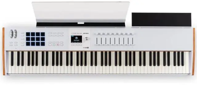 Alt view image 3 of 7 - Arturia KeyLab 88 mk3 88-Key Hammer-Action Universal MIDI Controller (White)