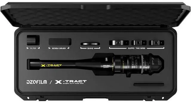 Alt view image 5 of 7 - DZOFilm X-Tract 18-28mm T8 FF Probe Zoom Lens (0° Direct View, ARRI PL)