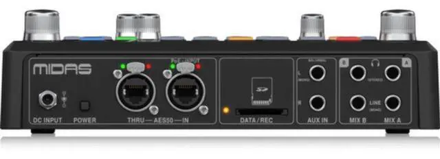 Alt view image 4 of 5 - Midas DP48 Dual 48-Channel Personal Monitor Mixer with SD Card Recorder