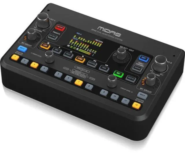 Alt view image 3 of 5 - Midas DP48 Dual 48-Channel Personal Monitor Mixer with SD Card Recorder