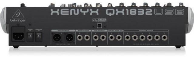 Alt view image 5 of 5 - Behringer XENYX QX1832USB Premium Analog 18-Input Mixer with Multi-FX and USB/Audio Interface (Wireless Ready)