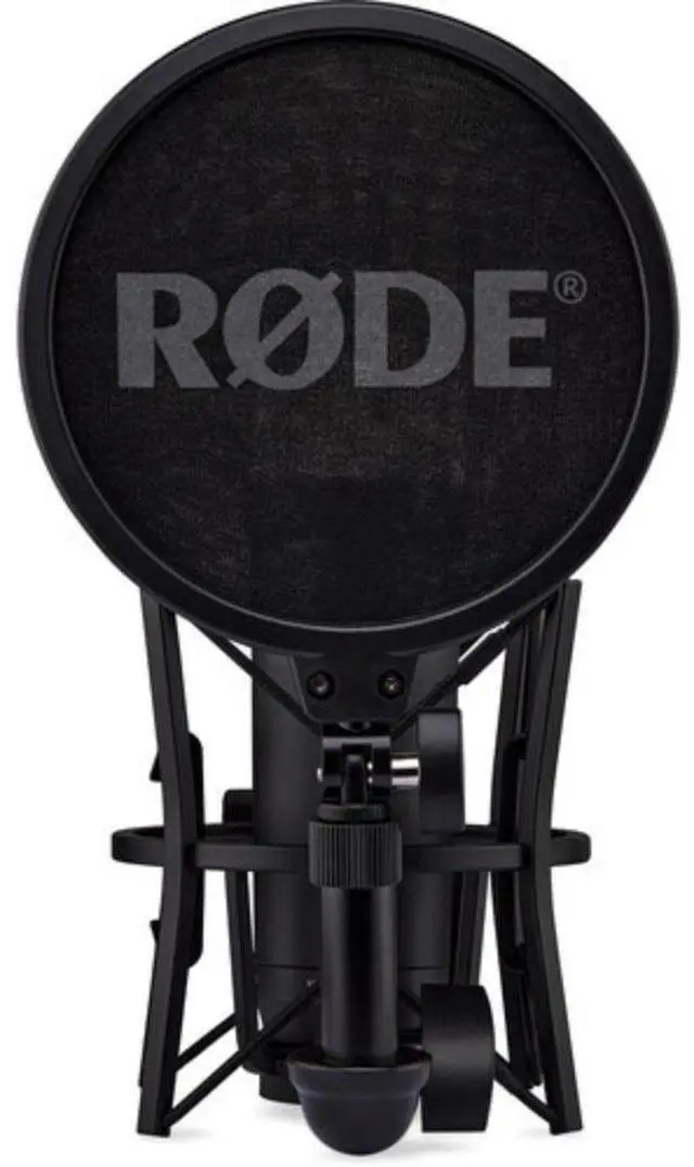 Alt view image 5 of 7 - Rode NT1(Black) 5th Generation Hybrid Studio Condenser Microphone Bundle with Kellards PST2 Adjustable Height Microphone Stand with Boom, Polsen HPC-A30 Closed-Back Studio Monitor Headphones