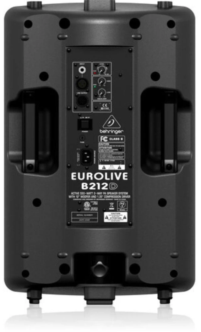 Alt view image 4 of 5 - Behringer Eurolive B212D Active 2-Way 550W 12" PA Speaker System