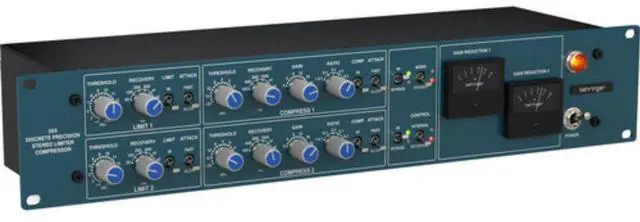 Main image of Behringer 369 2-channel Rackmounted Stereo Compressor