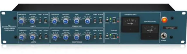 Alt view image 2 of 5 - Behringer 369 2-channel Rackmounted Stereo Compressor