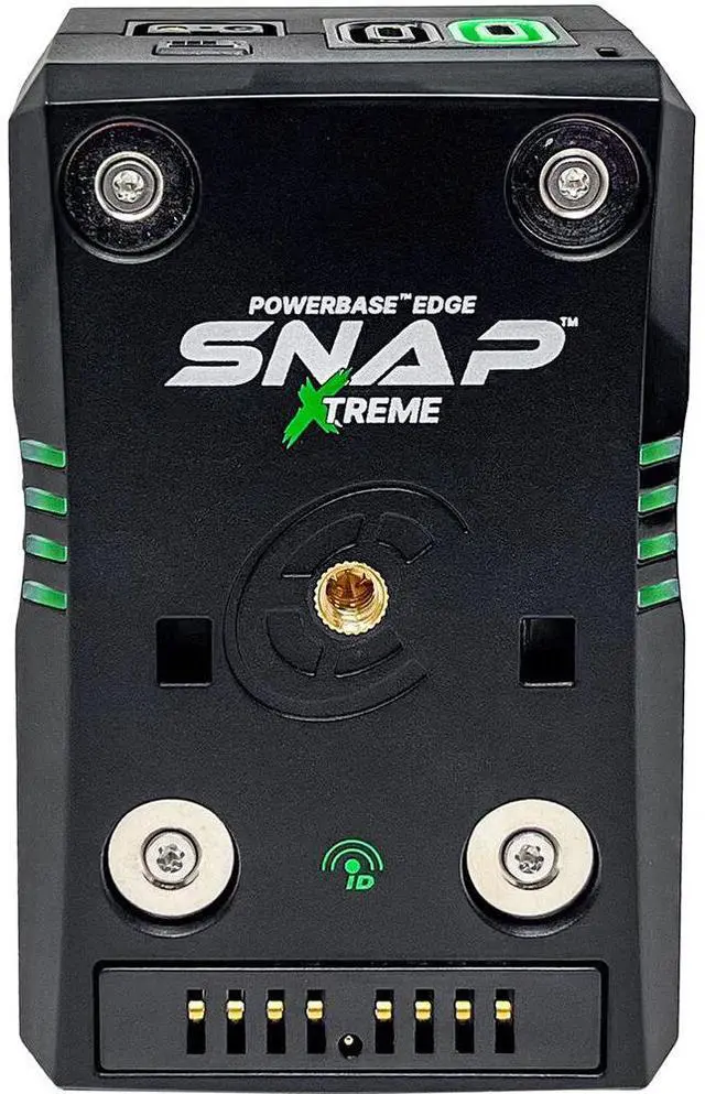 Alt view image 4 of 7 - Core SWX Powerbase Edge SNAP Xtreme Smart-Stacking Battery (98Wh) Bundle with Core SWX Snap It V-Mount Conversion Plate