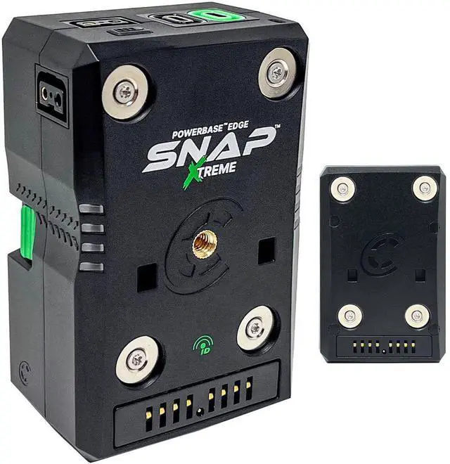 Main image of Core SWX Powerbase Edge SNAP Xtreme Smart-Stacking Battery (98Wh) Bundle with Core SWX Snap It V-Mount Conversion Plate