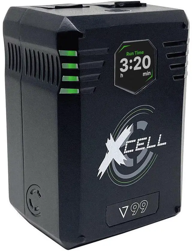 Alt view image 3 of 7 - Core SWX XCell Micro-Sized Smart Battery (99Wh, V-Mount) Bundle with Core SWX XPD-45 Universal 45W USB-C PD Wall Charger with Cable