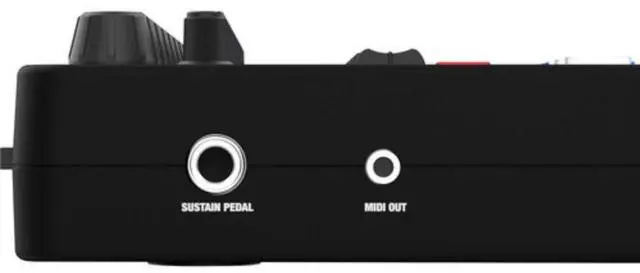 Alt view image 6 of 7 - Reloop Keypad Pro Compact USB-MIDI 4-In-1 DAW Workstation Controller Bundle with Auray FP-P1L Universal Piano-Style Sustain Pedal