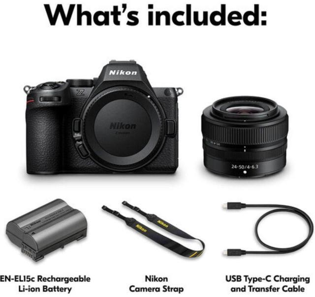 Alt view image 7 of 7 - Nikon Z5 II Mirrorless Camera with 24-50mm f/4-6.3 Lens