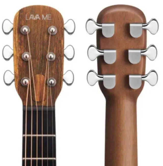 Alt view image 7 of 7 - LAVA ME 4 Solid Spruce Top Series,HILAVA 2.0 Smart Acoustics Electric Guitars, Woodgrain Brown/Burlywood